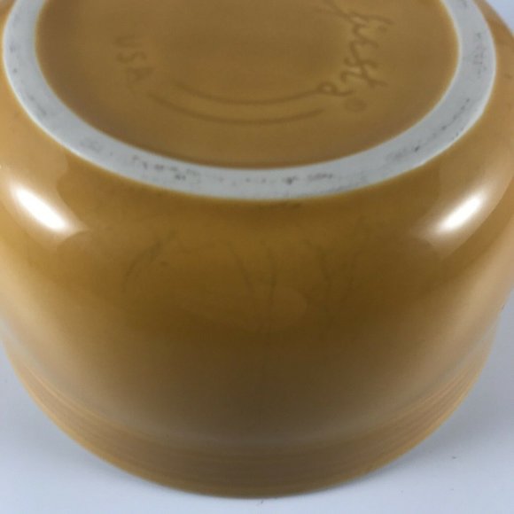 Fiesta Marigold Gusto Bowl Retired Yellow Orange HLC USA - Picture 9 of 12